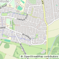 Map of Newcastle Upon Tyne, Tyne and Wear