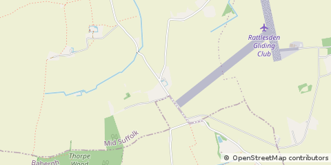 Map of Bury ST. Edmunds, Suffolk