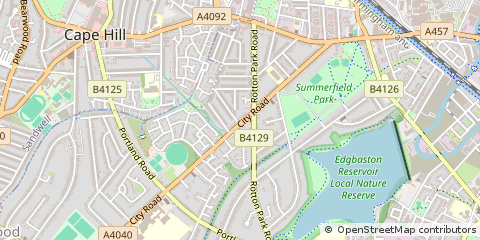 Map of Birmingham