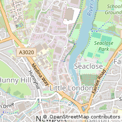 Map of Newport, Isle of Wight