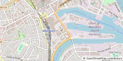 Map of Aberdeen