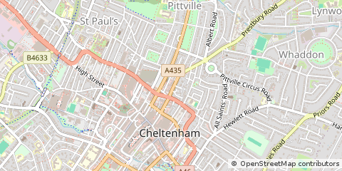 Map of Cheltenham