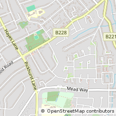 Map of Bromley, Kent