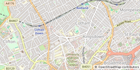 Map of Bristol