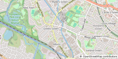 Map of West Bromwich, West Midlands