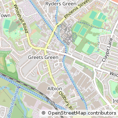 Map of West Bromwich, West Midlands