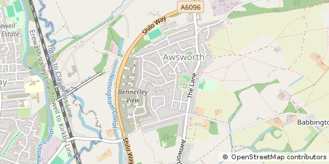 Map of Nottingham