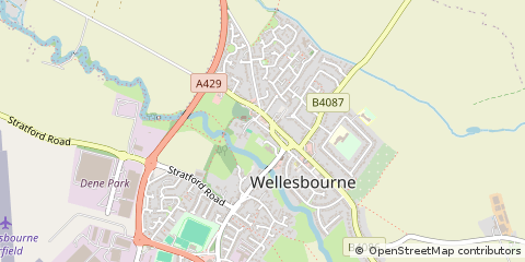 Map of Warwick, Warwickshire
