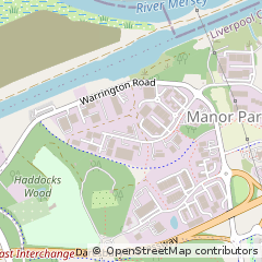 Map of Runcorn, Cheshire