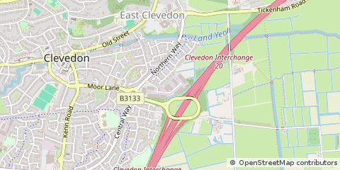 Map of Clevedon, Avon