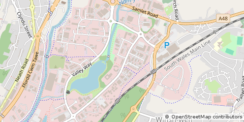 Map of Swansea