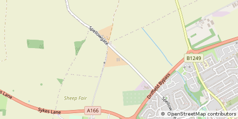 Map of Driffield, North Humberside
