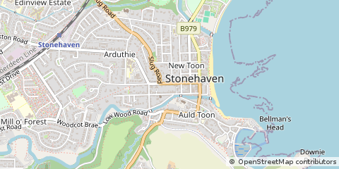 Map of Stonehaven