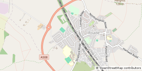 Map of Northampton, Nothampton