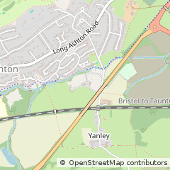 Map of Long Ashton, North Someset