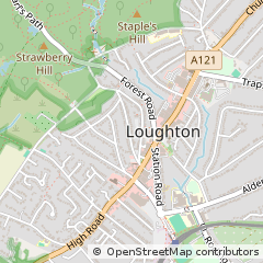 Map of Loughton