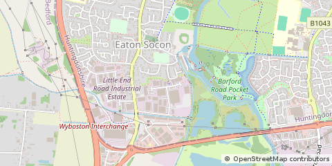 Map of ST. Neots, Cambridgeshire