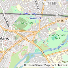 Map of Warwick
