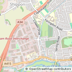 Map of Abingdon, Oxfordshire
