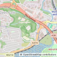 Map of Plymouth, Devon