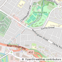Map of Derby, Derbyshire
