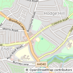 Map of Birmingham
