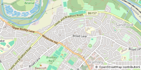Map of Leeds
