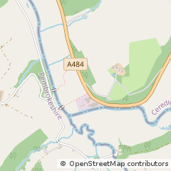 Map of Emlyn Carms, Ceredigion