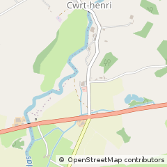 Map of Carmarthen