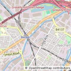 Map of Birmingham, West Midlands