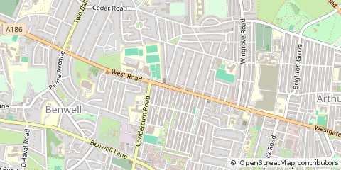 Map of Newcastle Upon Tyne, Tyne & Wear