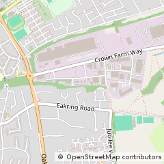 Map of Mansfield, Nottinghamshire