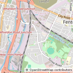 Map of Stoke-on-Trent
