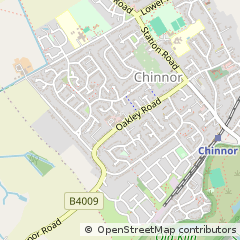Map of Chinnor, Oxfordshire