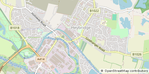Map of Maldon, Essex