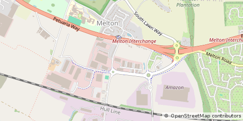 Map of Melton, East Yorkshire