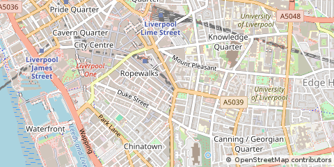 Map of Merseyside