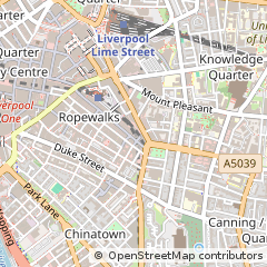 Map of Merseyside