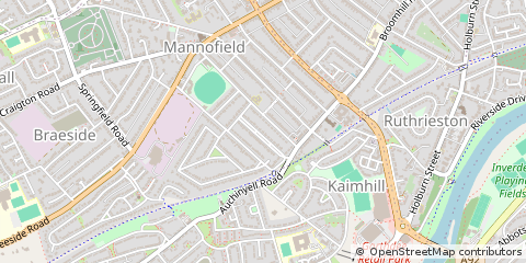 Map of Aberdeen, Aberdeen City