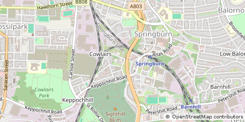 Map of Glasgow