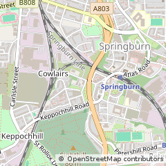 Map of Glasgow