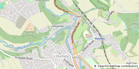 Map of Holmfirth