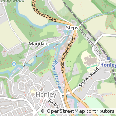 Map of Holmfirth