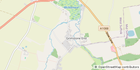 Map of Bury ST Edmunds, Suffolk