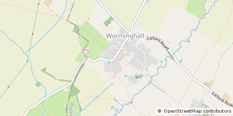 Map of Aylesbury, Hertfordshire