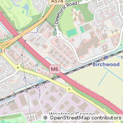 Map of Warrington