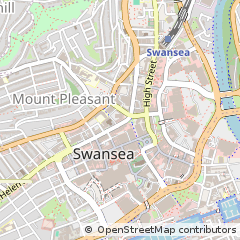 Map of Swansea
