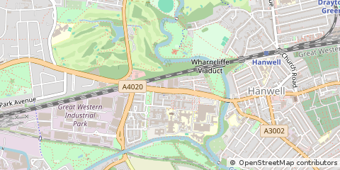 Map of Southall, Middlesex