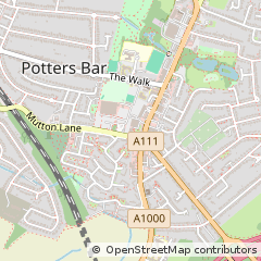 Map of Potters BAR