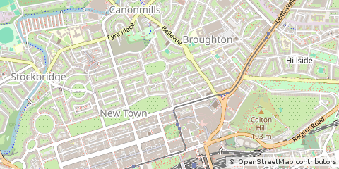 Map of Edinburgh, Midlothian